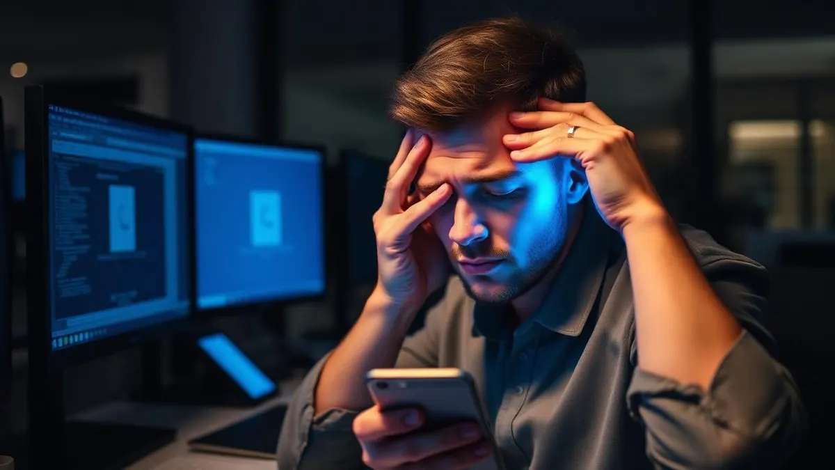 خستگی چشم دیجیتال هنگام کار با کامپیوتر